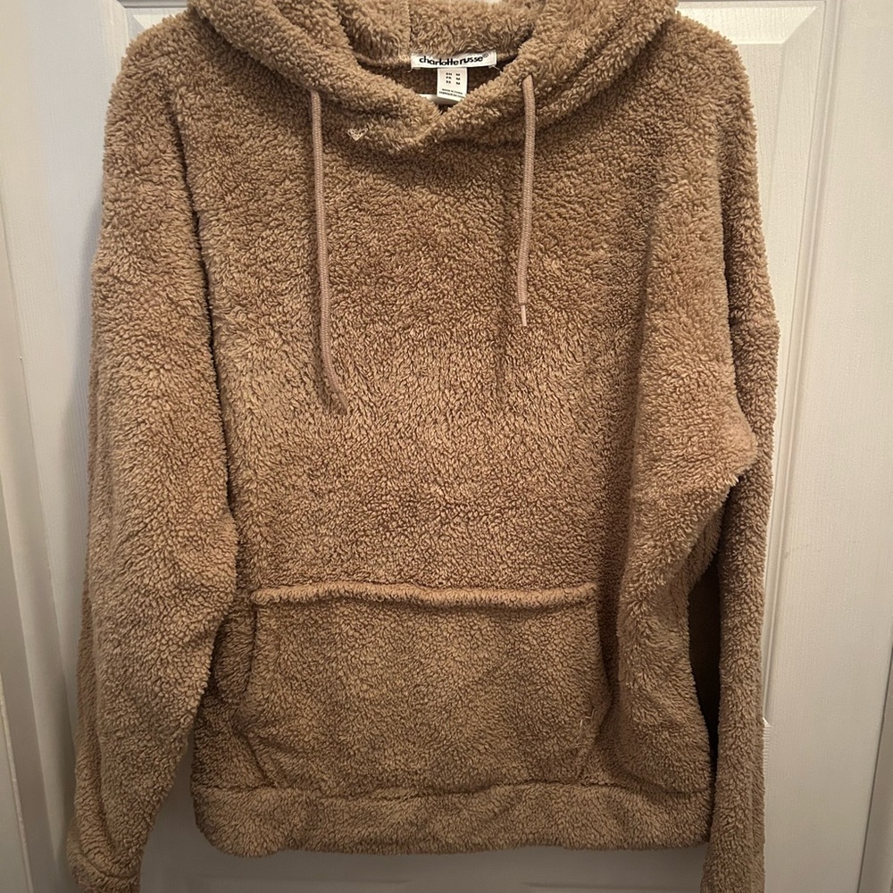 Charlotte Russe Tan Fleece Jacket